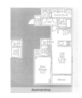 ルピナスガーデン代田【1階】の間取り