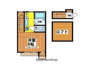 ボヌール幡ヶ谷【2階】の間取り