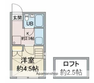 プレステージ上落合【1階】の間取り