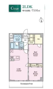 DAIWAGRACEMAISON FUTAKOTAMAGAWA【3階】の間取り