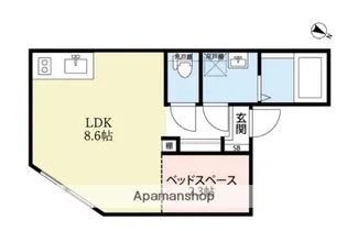 オークレスト下目黒【4階】の間取り
