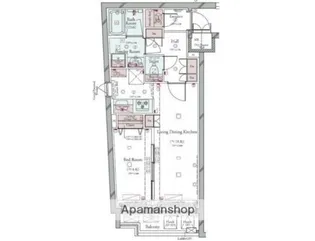 コンシェリア目黒本町 THE RESIDENCE【4階】の間取り