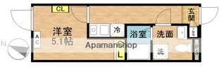 エトス初台【2階】の間取り