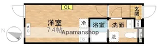 エトス初台【1階】の間取り