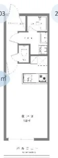 プレシャス千歳台【2階】の間取り