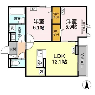 DーPRECIOUS深大寺東町【3階】の間取り