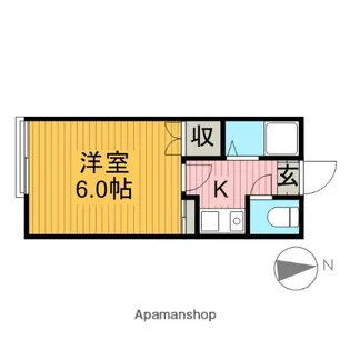 コーポK【2階】の間取り