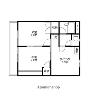 シャトレー吉祥寺【1階】の間取り