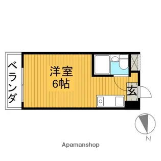 サンパレス東町【2階】の間取り