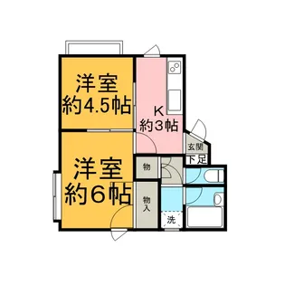 ベルハイム新百合ヶ丘A号棟【1階】の間取り