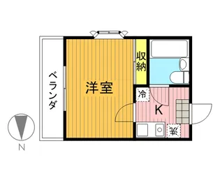 ハイム白樺【1階】の間取り