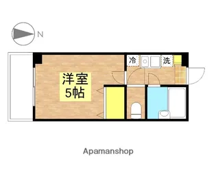 アライハイツ【4階】の間取り