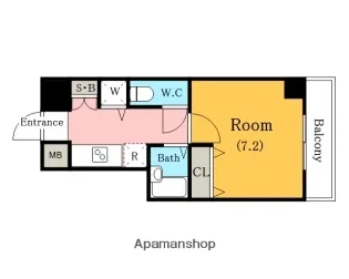 ヴェルト柿の木坂【4階】の間取り