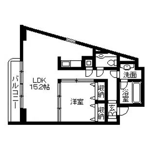 ADIK恵比寿南【2階】の間取り