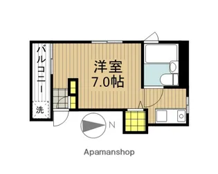 ハイツ藤【1階】の間取り