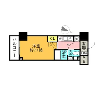 レジディア笹塚Ⅱ【3階】の間取り