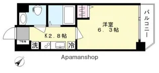 フランボアーズ元代々木町【3階】の間取り