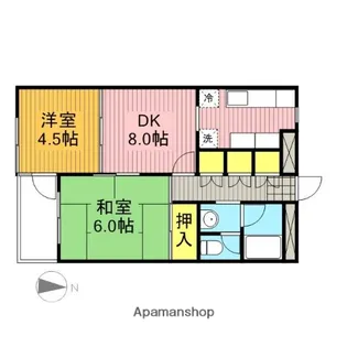 アーバン祖師谷【102号室】の間取り