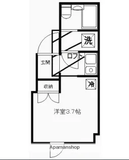 ヒューゲルハイム三軒茶屋【3階】の間取り
