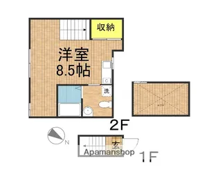 ブルックリンハイツ【2階】の間取り