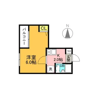 プレール明大前【2階】の間取り