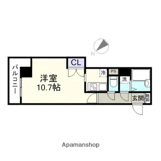 プレールカテリーナ代田橋【8階】の間取り