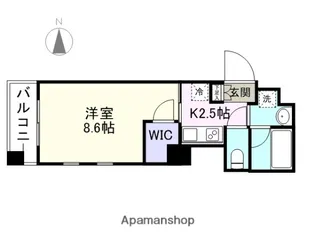 ビイルーム下北沢【3階】の間取り