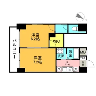 ロリエ笹塚【13階】の間取り
