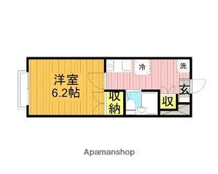ファミール砧【1階】の間取り