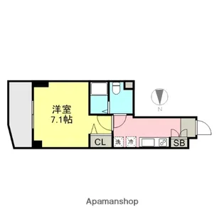 ラスカシエロ下北沢【4階】の間取り