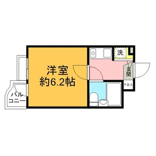 スクエア世田谷【1階】の間取り