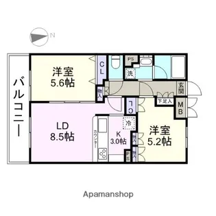 ステラメゾン下北沢【4階】の間取り