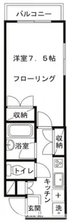 パレスサンミ【2階】の間取り