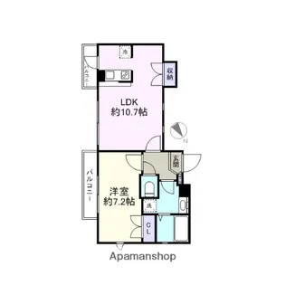 アーデン代々木上原(旧クラップ北沢)【2階】の間取り