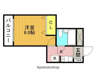 東京都武蔵野市吉祥寺南町3丁目【マンション】の間取り