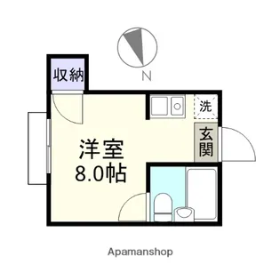 ミヤビハイツ【2階】の間取り