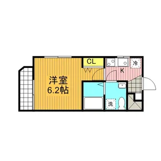 グランデュオ北沢【1階】の間取り