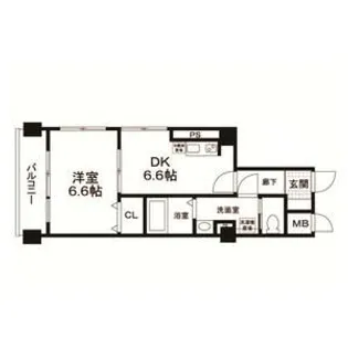 秀和松涛レジデンス【4階】の間取り