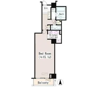 恵比寿ガーデンテラス弐番館【8階】の間取り