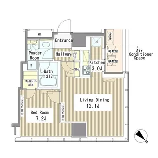 MY TOWER RESIDENCE【11階】の間取り