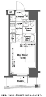 パークキューブ笹塚【9階】の間取り