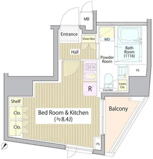 NJK MARQUIS OMOTESANDO【13階】の間取り