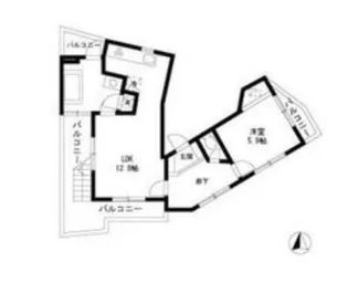 ウィン駒場【5階】の間取り