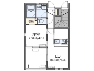 レオネクストグランドソレイユⅡ【1階】の間取り