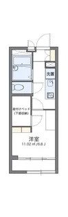 レオパレス参丁目【1階】の間取り