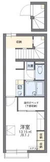 レオパレスリッチM【2階】の間取り