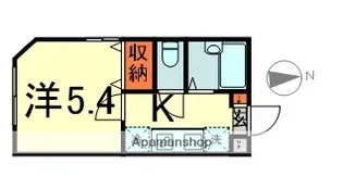 東京都目黒区碑文谷5丁目【アパート】の間取り