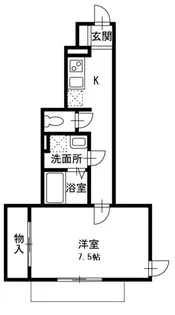 アムパルク羽根木【1階】の間取り