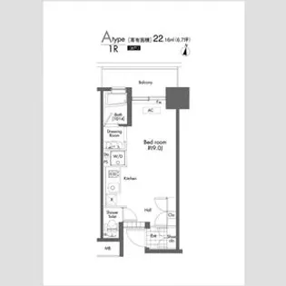 プライムアーバン初台【おとり物件なし】#学生・社会人にオスス【10階】の間取り