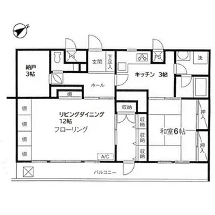 アーバン・ドヌール【2階】の間取り